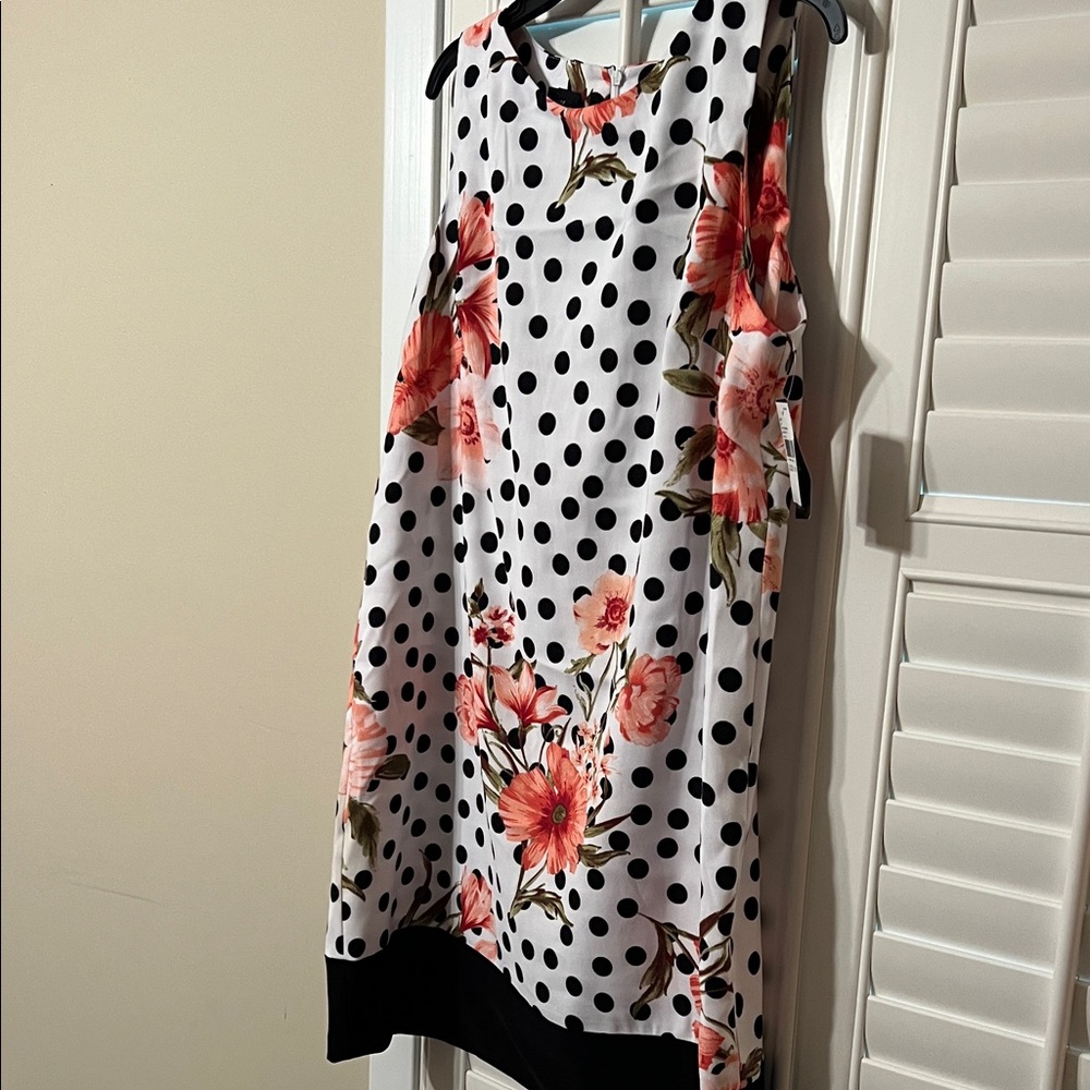 Alyx Black and White Floral Mini Dress